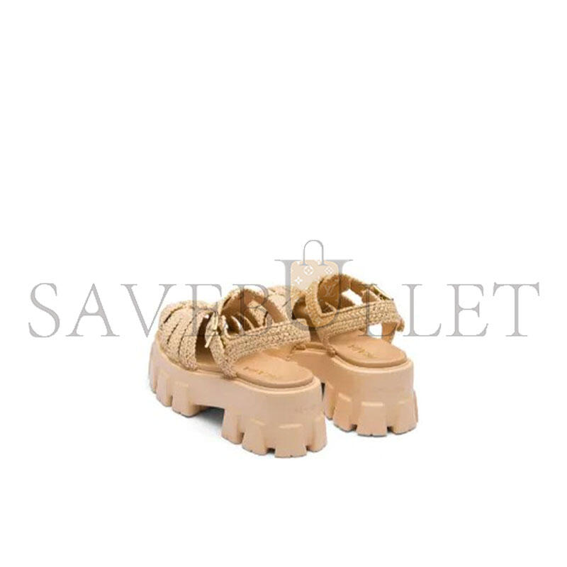 Pra*a MONOLITH RAFFIA SANDALS 1X138N